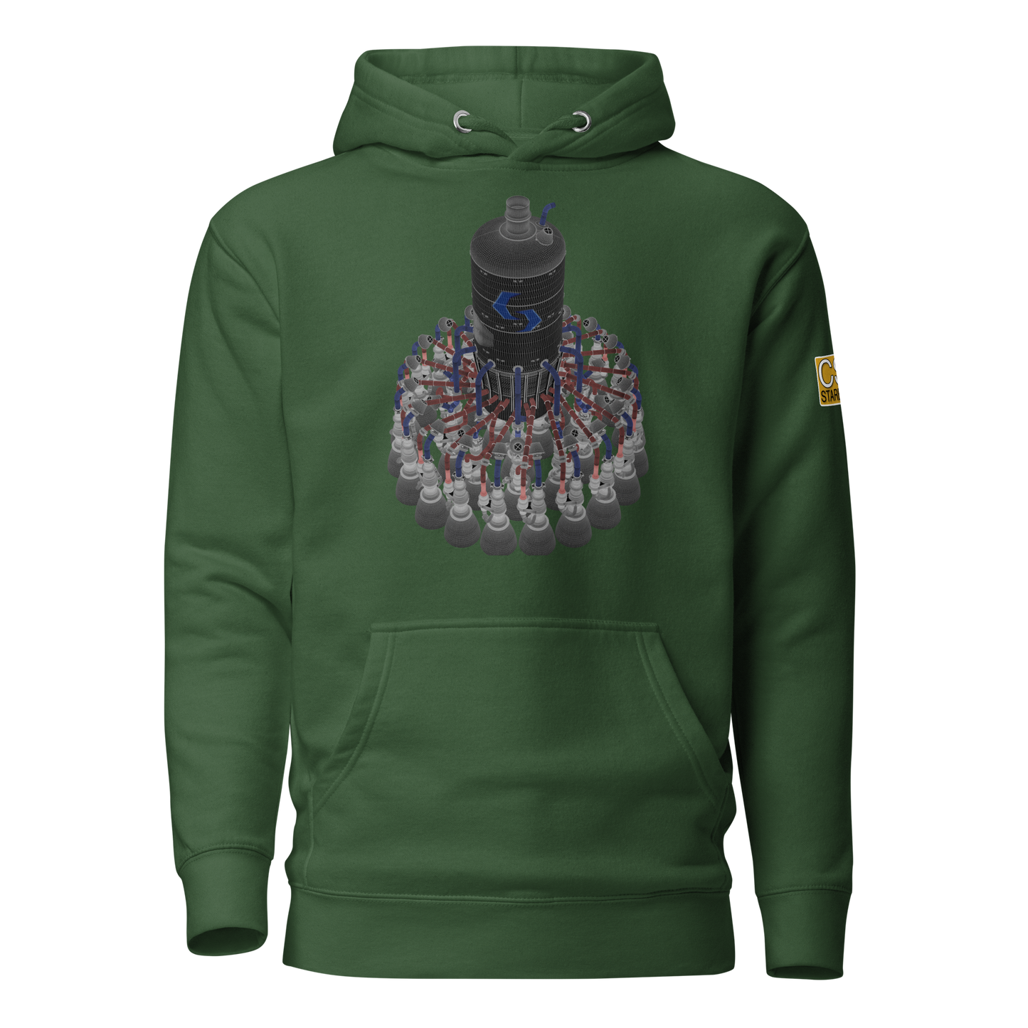 ChamCir Booster Engine Plumbing Hoodie