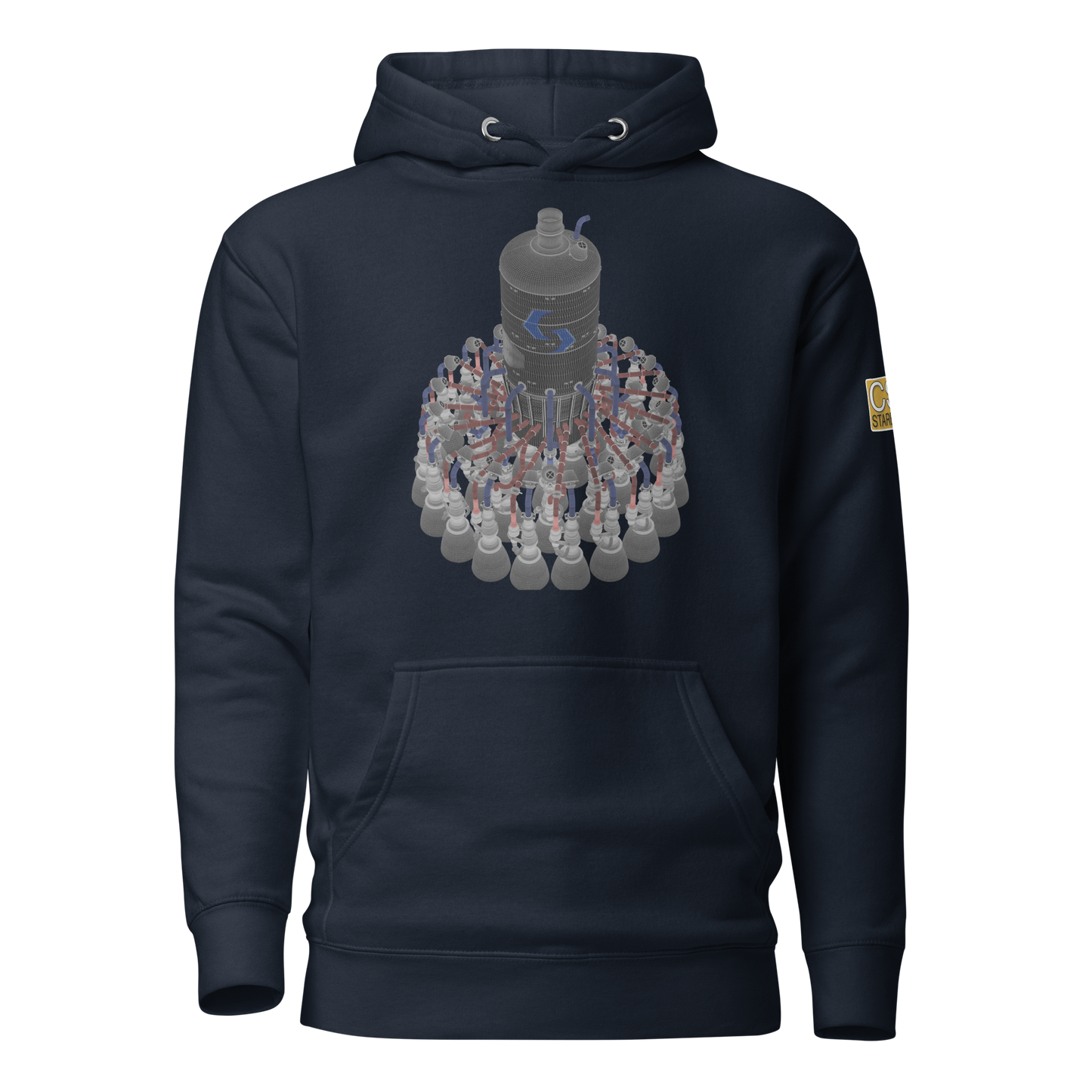 ChamCir Booster Engine Plumbing Hoodie