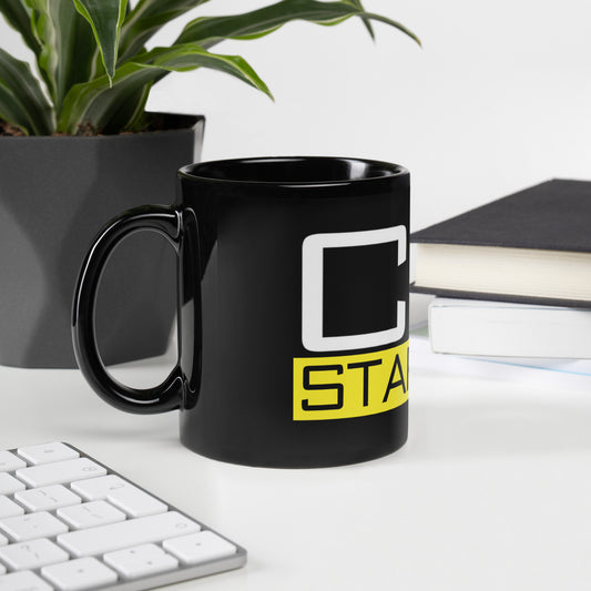 CSI Starbase Black Glossy Mug