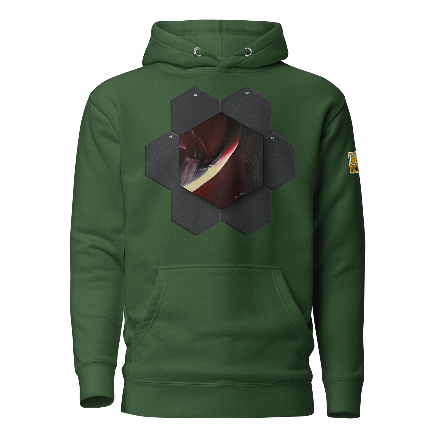 Olivia Stalvey's "Homecoming" with Rendered Heatshield Tiles Hoodie