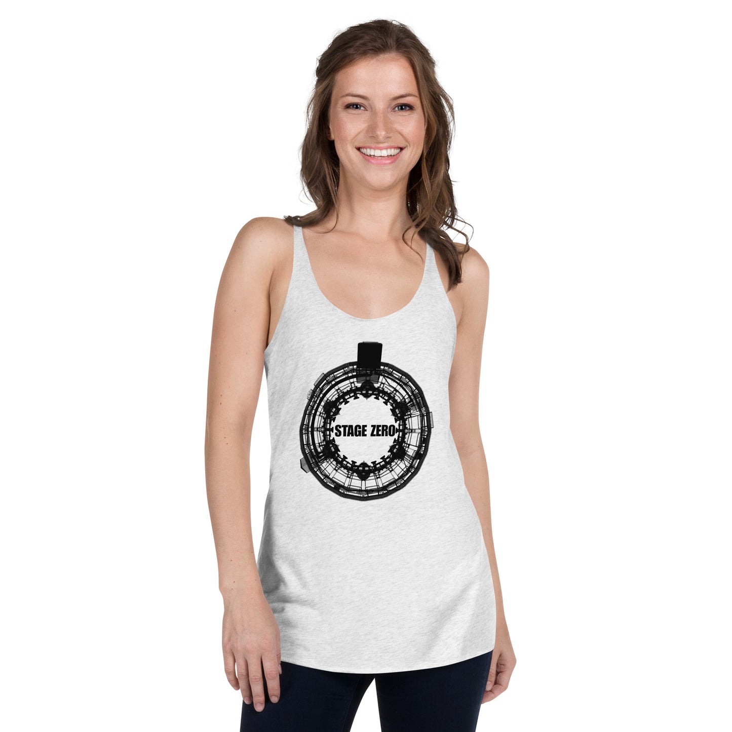 Black OLM X-Ray Women's Racerback Tank