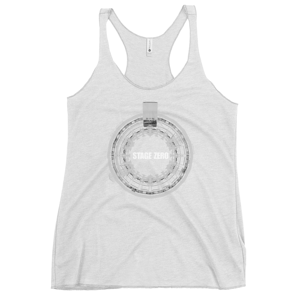 White OLM X-Ray Women's Racerback Tank