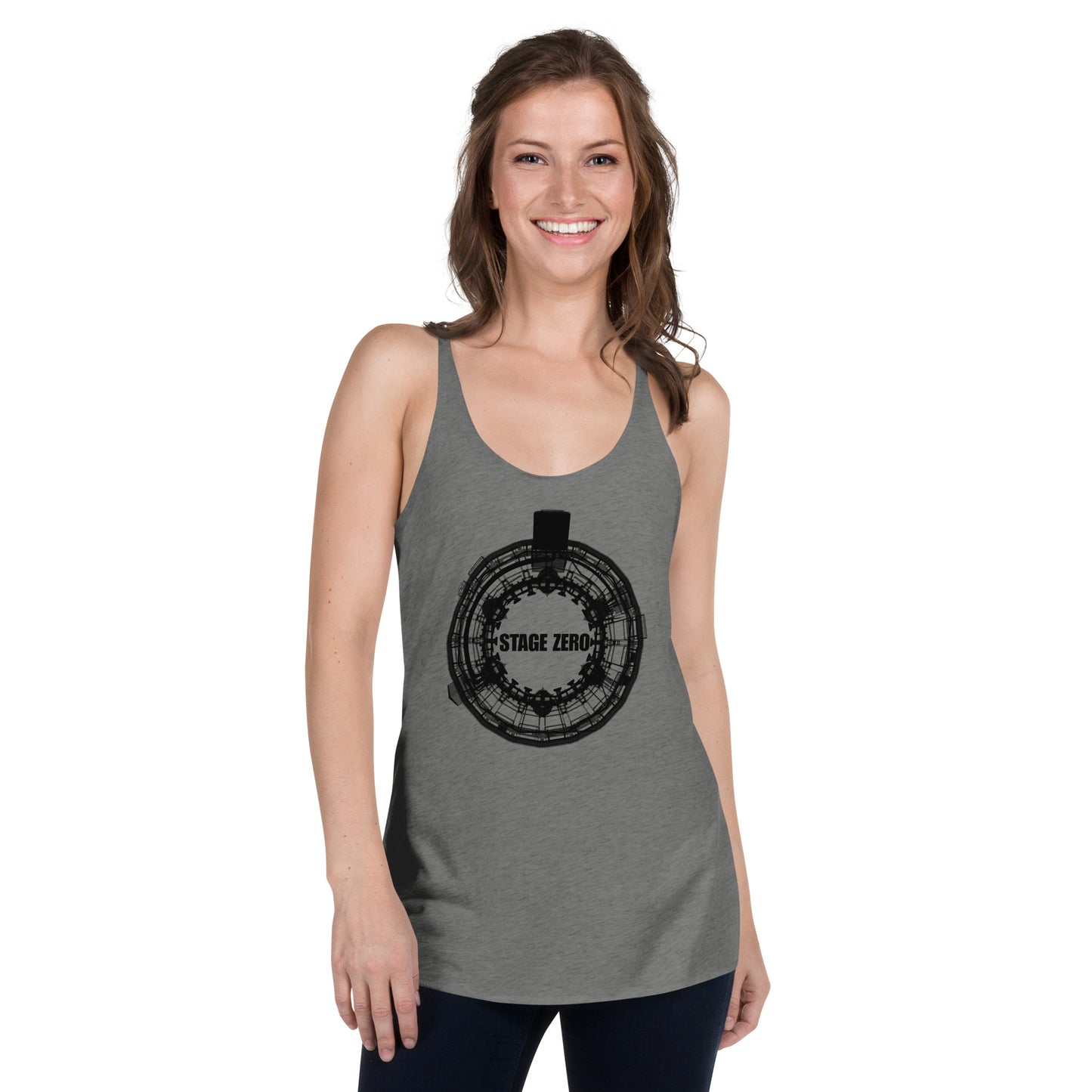 Black OLM X-Ray Women's Racerback Tank