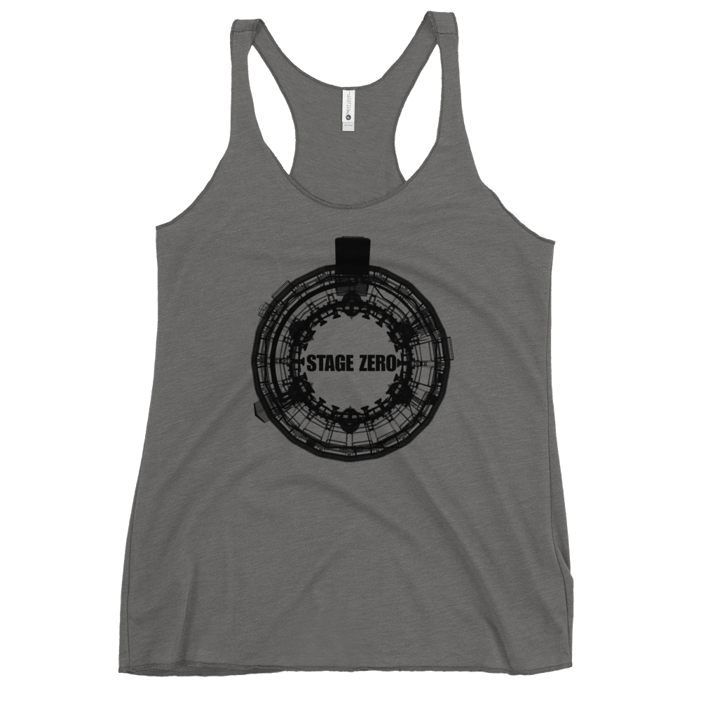 Black OLM X-Ray Women's Racerback Tank