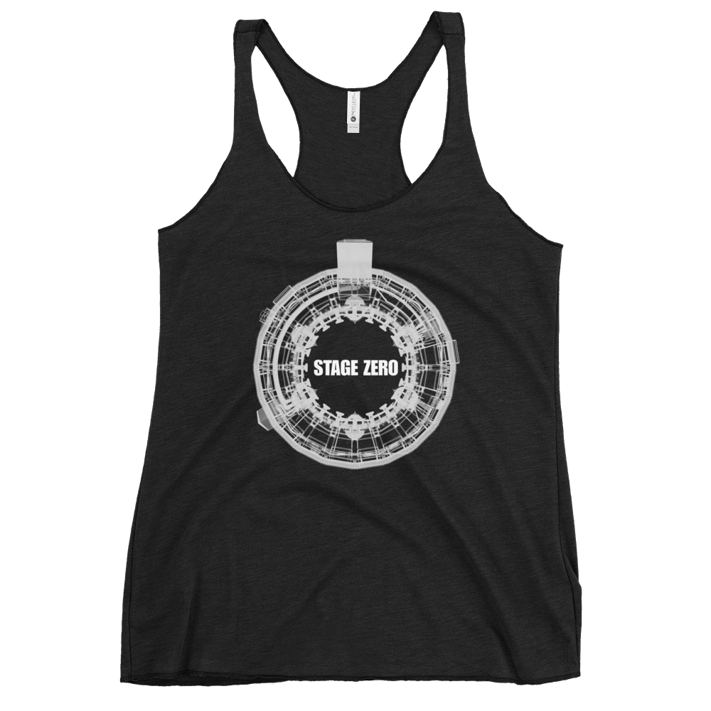 White OLM X-Ray Women's Racerback Tank