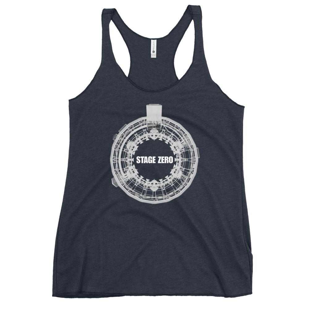 White OLM X-Ray Women's Racerback Tank