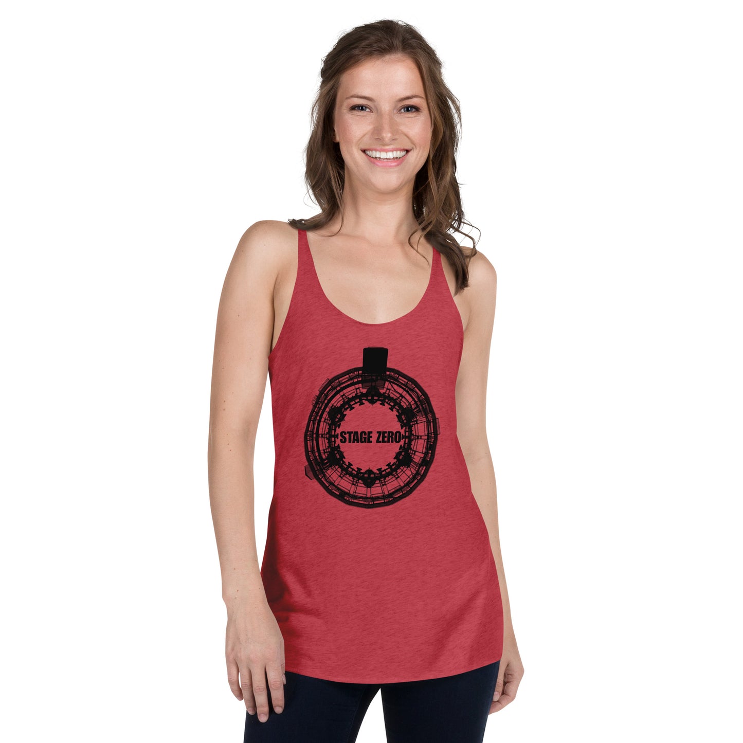 Black OLM X-Ray Women's Racerback Tank